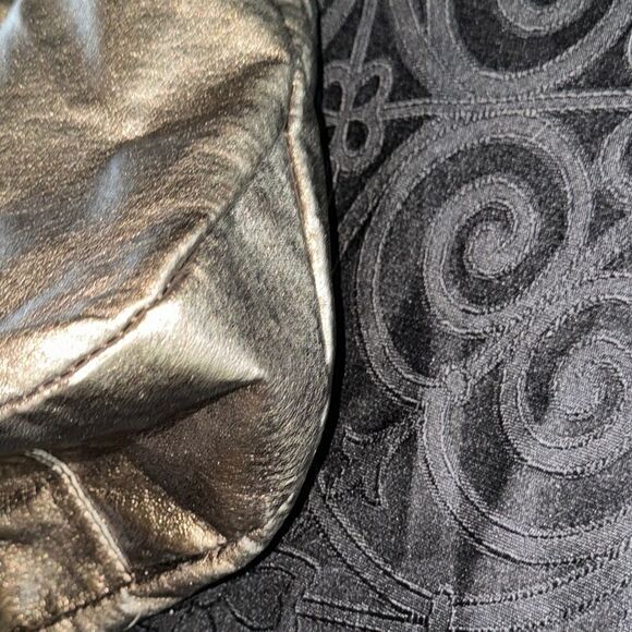 ELLIOT LUCA  Metallic Bronze Shoulder Bag - Picture 7 of 16